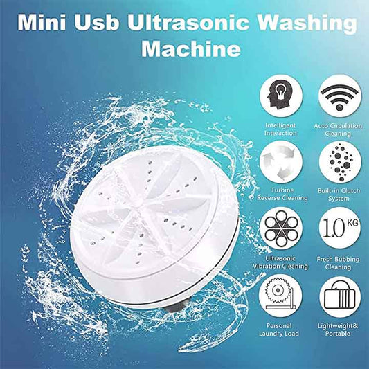 Portable Mini Washing Machine – Compact Washer for Small Loads, Travel & Dorm Use