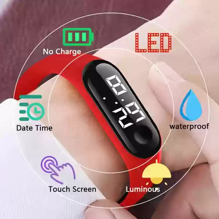 Kids LED Touch Watch - Beautiful shocking colors