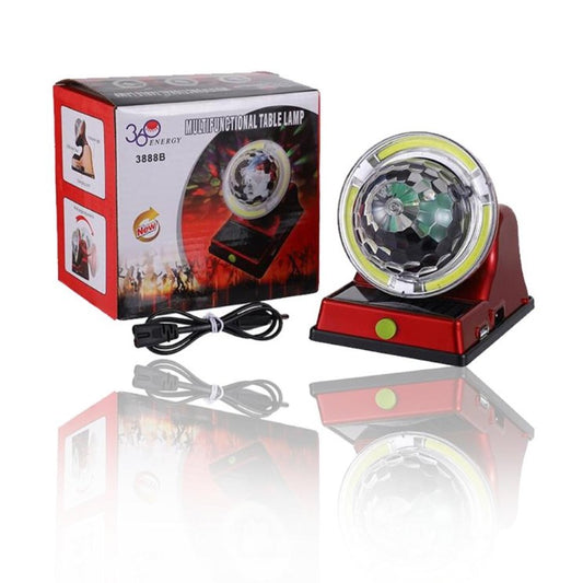 LED Laser Lamp – USB Rechargeable, Remote Control, Multi-Mode