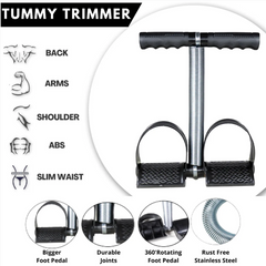 Tummy Trimmer Exerciser – Waist & Abs Reducer for Home Workout