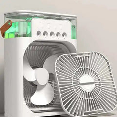 4-in-1 Portable Air Cooler with Mist, Fan, Humidifier & Aroma – 700ml Tank