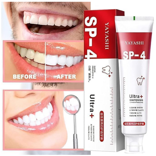 SP-4 Whitening Toothpaste with Probiotics – Fresh Breath & White Teeth