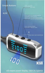 Kin KL50 Bluetooth Neckband – 48H Playtime, TF Card, LED Display