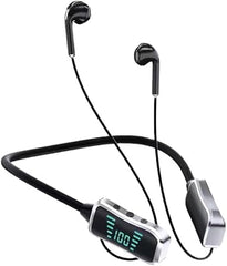 Kin KL50 Bluetooth Neckband – 48H Playtime, TF Card, LED Display