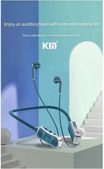 Kin KL50 Bluetooth Neckband – 48H Playtime, TF Card, LED Display