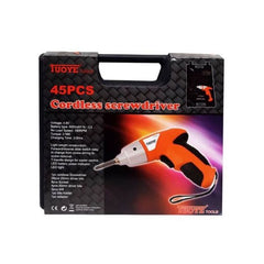 45PCS Cordless Electric Screwdriver Set – USB Rechargeable