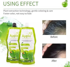 Apple Black Hair Cream – Ammonia-Free, Clear Water Formula (3-Pack)