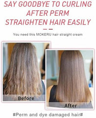 Mokeru Argan Oil and Keratin Straighten Hair Cream