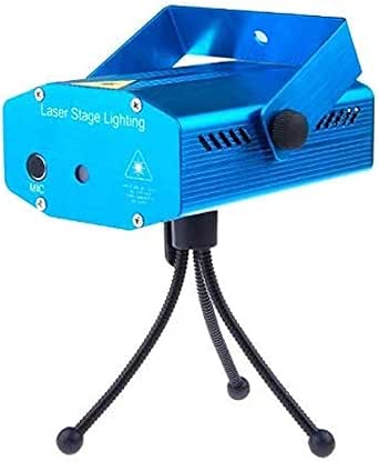 Mini LED Laser Projector Christmas Decorations Laser Disco Light Laser Light Dj Voice-activated DJ Disco Xmas Party Club Light