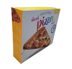 Pizza Float Mat, Giant Sliced Pizza Beach Toy Floats Swimming Pool Water Toys Outdoor Summer Party Swim Tubes Rings Beach, Swimming Party for Kids and Adults (160cm x 137cm)