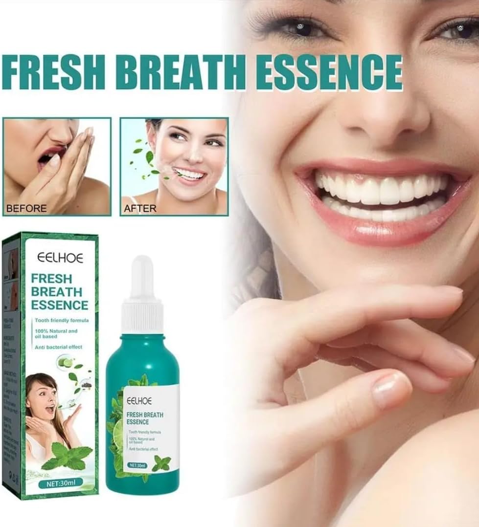 Fresh Breath Essence – Instant Oral Freshener Drops for Clean Breath