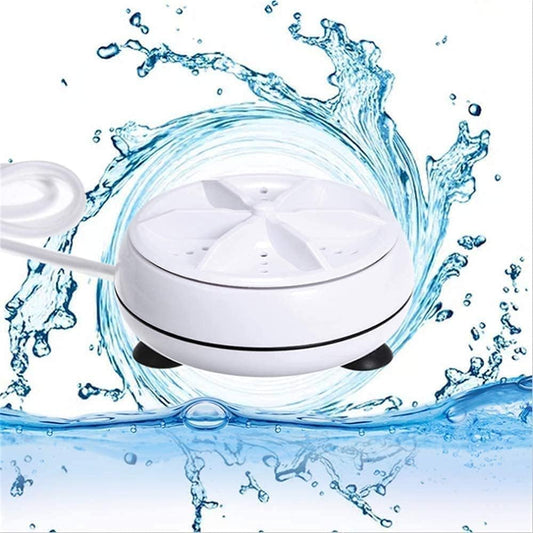 Mini Portable Ultrasonic Washing Machine – 3-in-1, USB Powered