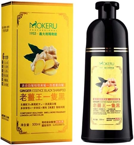 Mokeru Hair Dye Shampoo with Ginger UAE