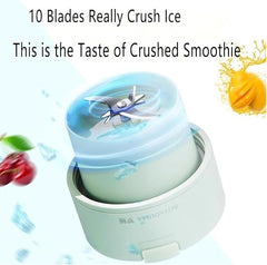 Portable Mini Juicer Blender & Crusher - Cordless Smoothie Maker 300ml UAE