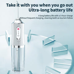 Portable Water Flosser – Rechargeable, 5 Modes, 280ML, IPX7 Waterproof
