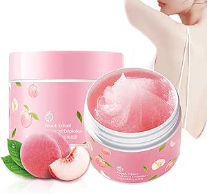 Peach Extract Exfoliation, Peach Extract Fruit Acid Exfoliating Face Gel, Exfoliation Dead Skin Remover Brightening Peeling Scrub for Smooth Skin