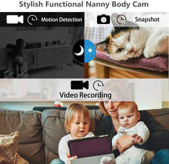 Spy Camera Hidden Cam - 1080P HD Mini Nanny Cam with Night Vision & Motion Detection UAE