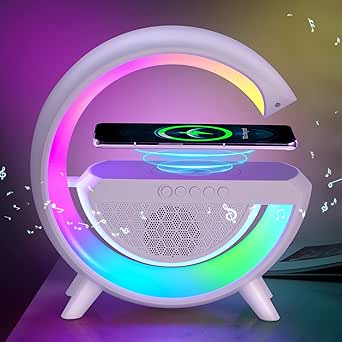 , 4 in 1 Wireless Charger Night Light Lamp