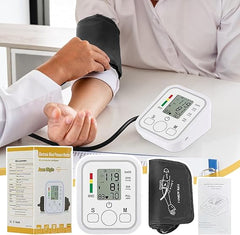 Home Digital Health Monitor – Smart Upper Arm Blood Pressure & Heart Rate Checker