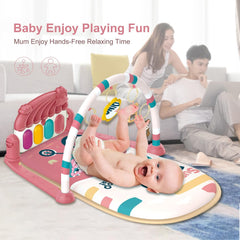 Baby Play Mat & Activity Gym with Piano - Tummy Time & Sensory Toys UAE