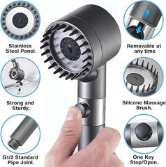 High Pressure Filtered Handheld Shower Head - Water Saving UAE
