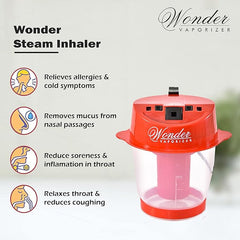 Professional Steam Inhaler Vaporizer - Cold Sinus Relief & Facial Steamer UAE