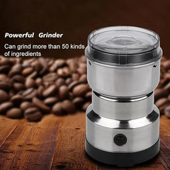 Electric Mini Grinder Mixer for Spices, Coffee & Herbs – Stainless Steel