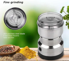 Electric Mini Grinder Mixer for Spices, Coffee & Herbs – Stainless Steel