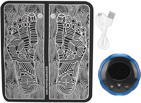 Electric Foot Massage Pad – Portable EMS Foot Massager for Pain Relief & Blood Circulation