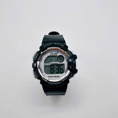 10pcs Kids multicolour digital sport watch with date, light, stopwatch & alarm