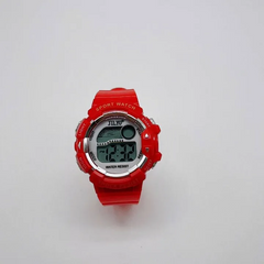 10pcs Kids multicolour digital sport watch with date, light, stopwatch & alarm