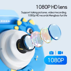 Mini Digital Camera for Kids – 12MP, 1080p Video, Rechargeable & Shockproof