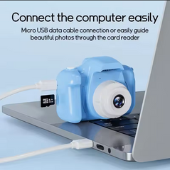 Mini Digital Camera for Kids – 12MP, 1080p Video, Rechargeable & Shockproof