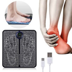 Electric Foot Massage Pad – Portable EMS Foot Massager for Pain Relief & Blood Circulation