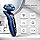 Mens Electric Shaver Cordless Beard Trimmer for Men Nose Hair Trimmer 4 in 1