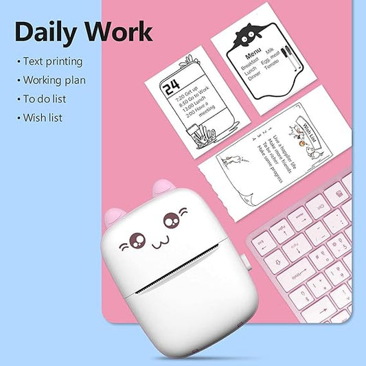 Portable Mini Pocket Printer BT Thermal Printer