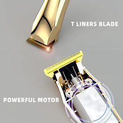 Hair Clipper TR-809 Gold, Wireless Hair