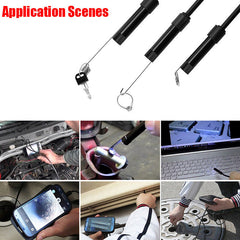 Waterproof USB Endoscope Inspection Camera – HD Borescope with Phone Attachment for Pipe, Wall & Engine Inspection