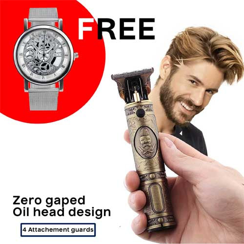 Vintage Trimmer + Metal Watch